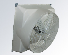 Shutter exhaust fan with glass steel material